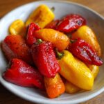 Oven Roast Mini Bell Peppers Recipe - Tasty